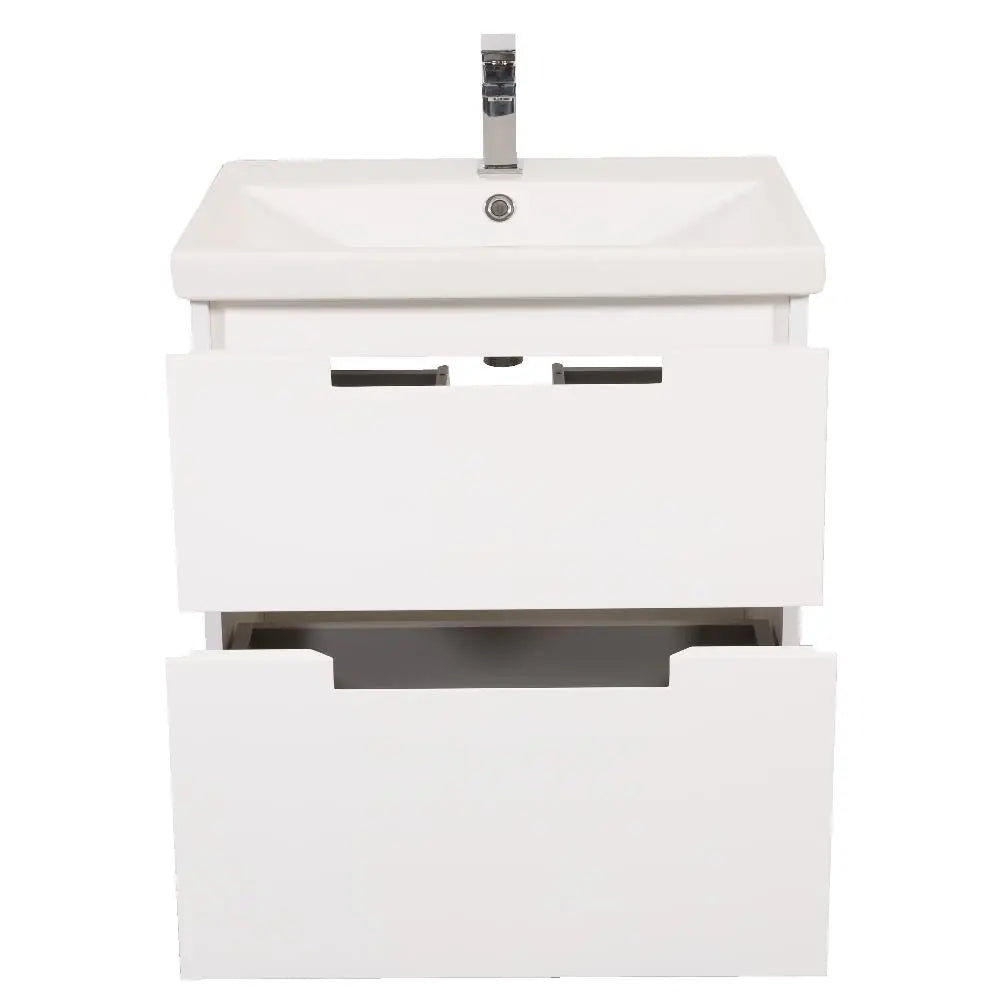 Mobilier de baie suspendat Infinity, Alb