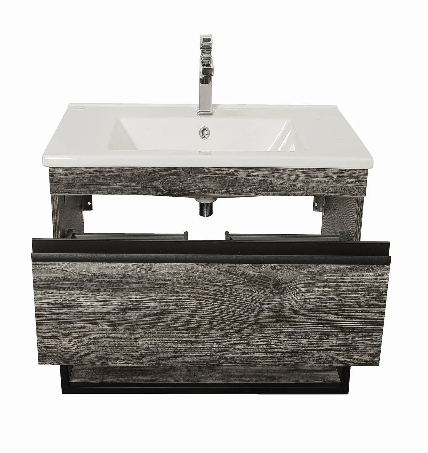 Mobilier de baie suspendat Loft Iron, Oak moras