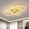 Lustra LED 360W Auriu 4 cercuri cu Telecomanda 5184/600+500+400+300 GD