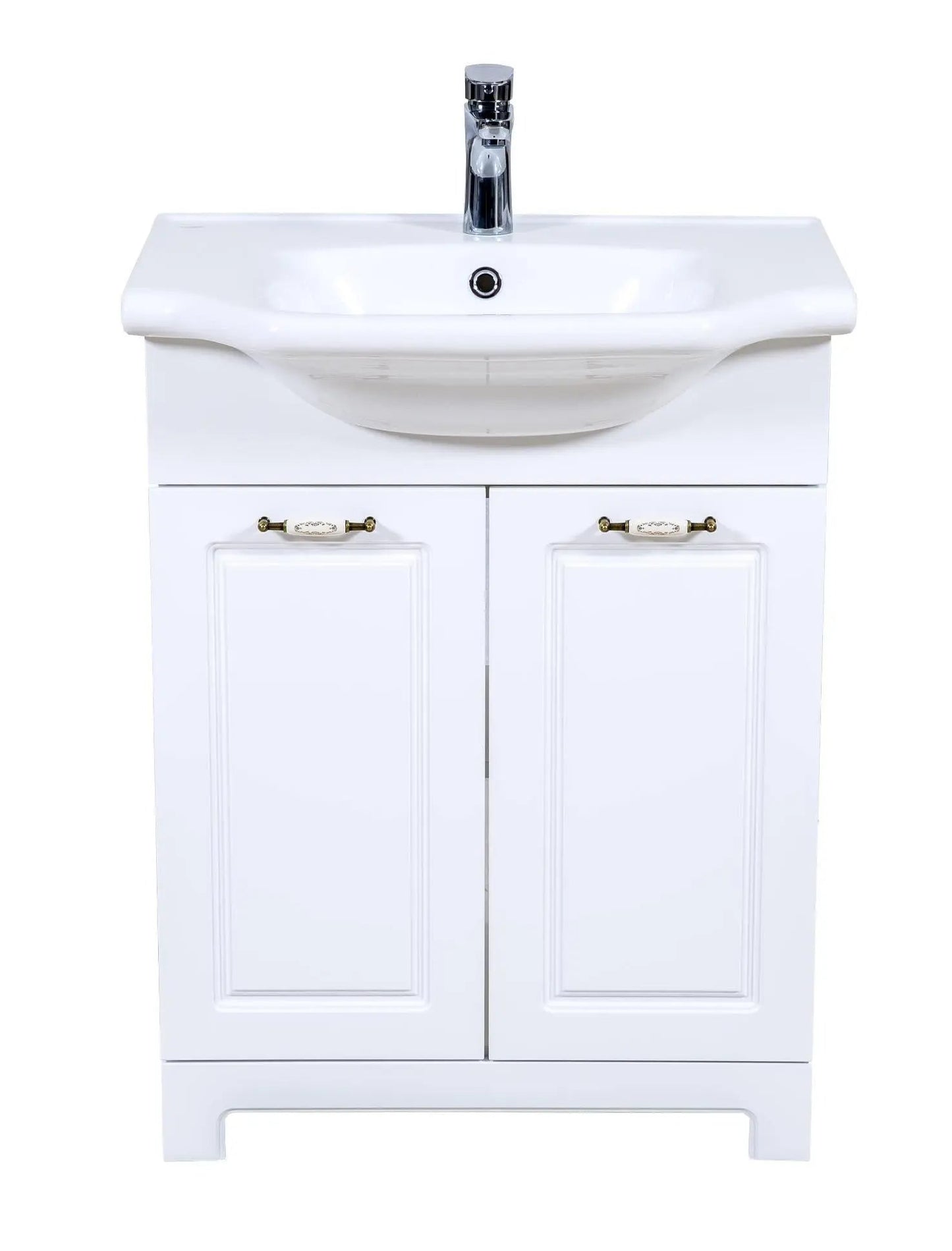 Mobilier de baie pe pardoseală Classic Alb