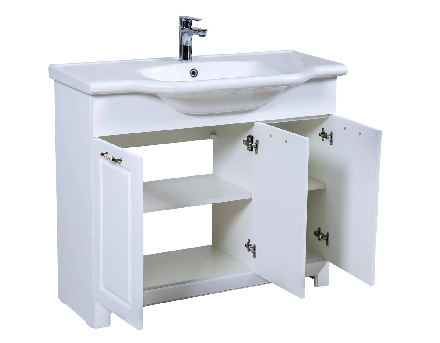 Mobilier de baie pe pardoseală Classic Alb
