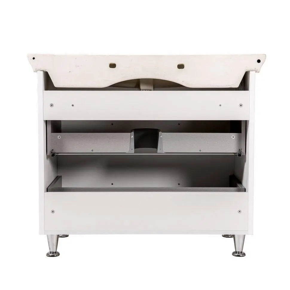Mobilier de baie pe pardoseală Paola, Alb