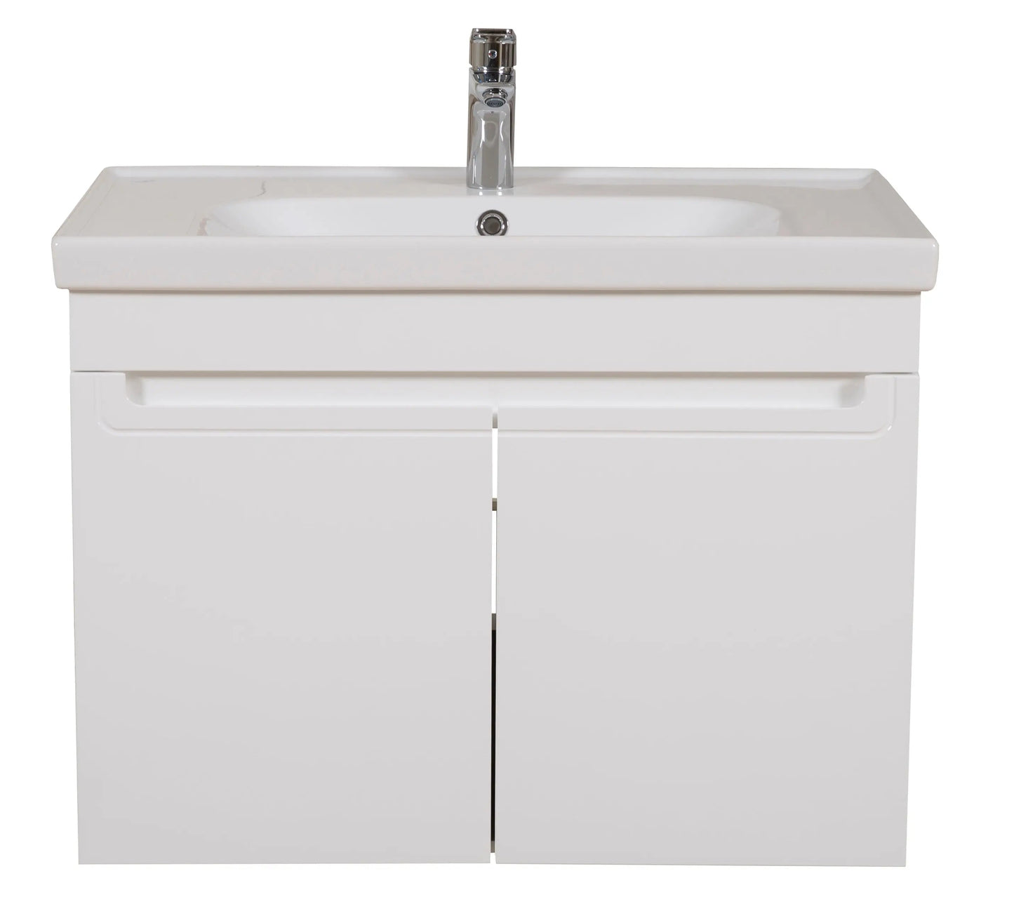 Mobilier de baie suspendat Omega, Alb