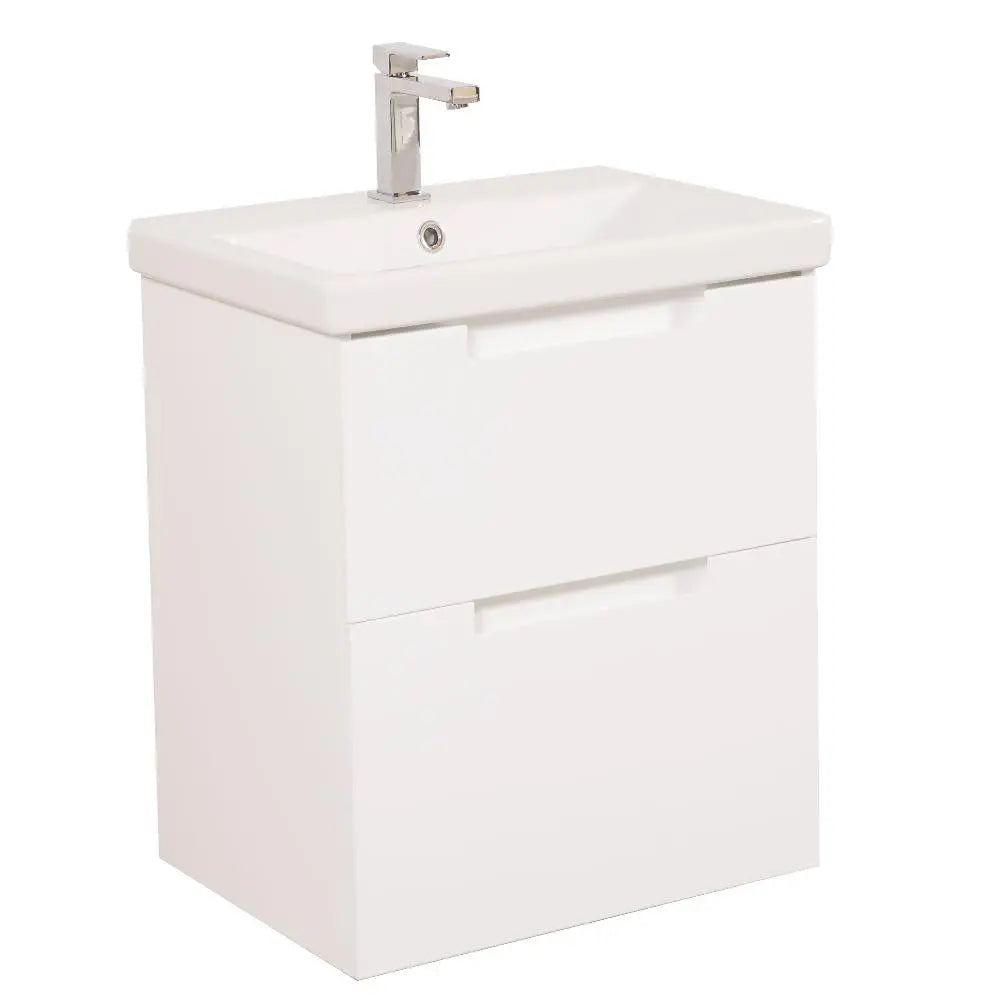 Mobilier de baie suspendat Infinity, Alb