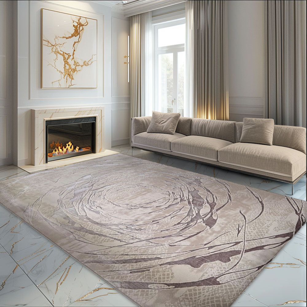 Covor Elif Silky Soft Wave Crem Bej/ F353A