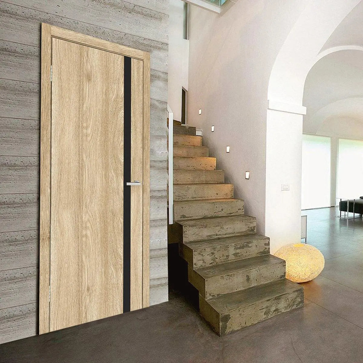 Ușă interior City BG Savanna Oak – complet echipată, cu toc reglabil