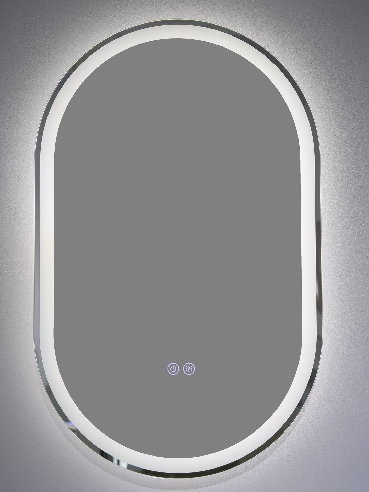 Oglindă baie H-120-1 cu LED, 3 nuanțe de lumină, anti-aburire, touch control