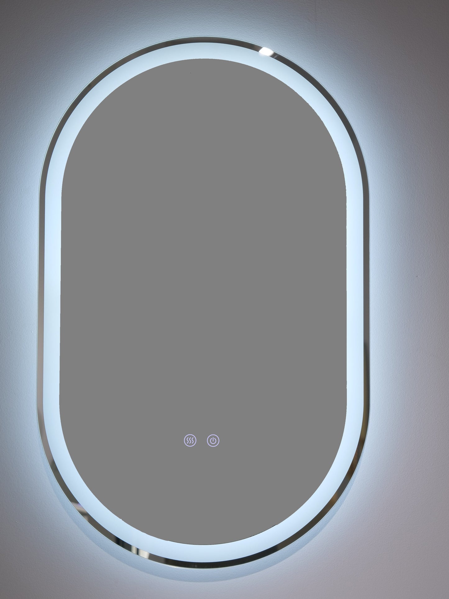 Oglindă baie H-120-1 cu LED, 3 nuanțe de lumină, anti-aburire, touch control