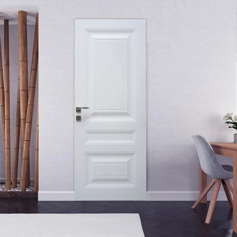 Ușă interior Smart 3 albă mată – complet echipată, cu toc reglabil