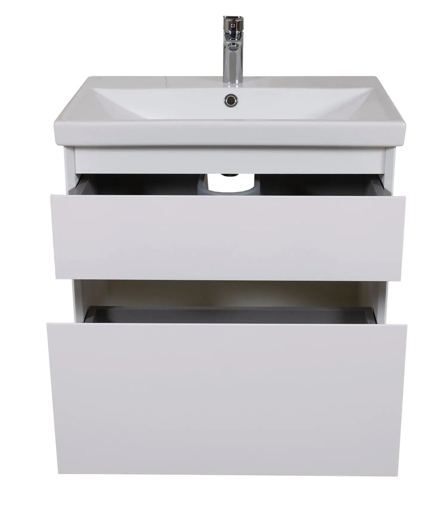 Mobilier de baie suspendat Elite, Alb Mat