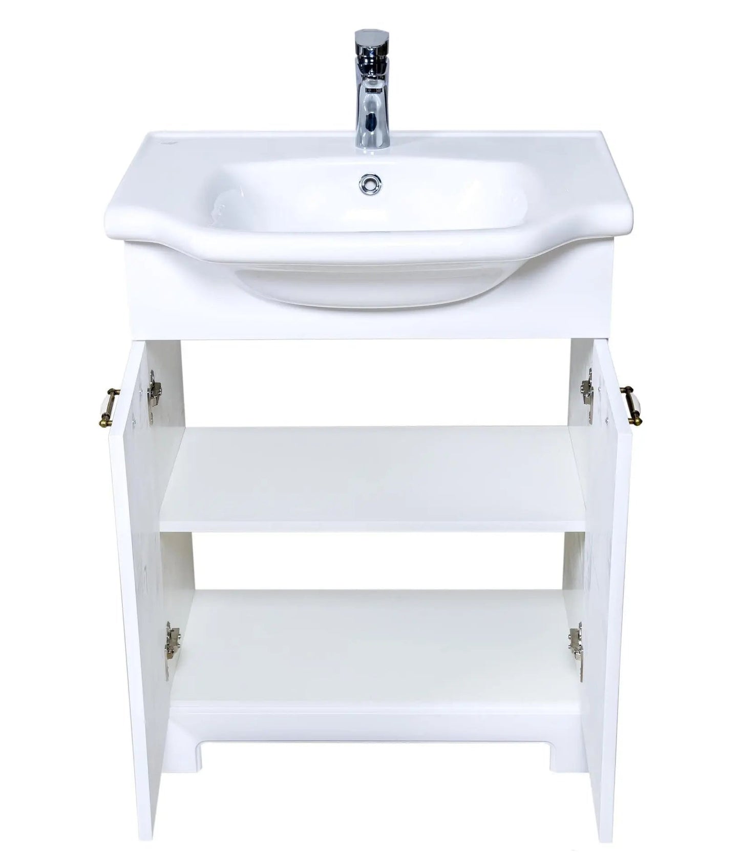 Mobilier de baie pe pardoseală Classic Alb
