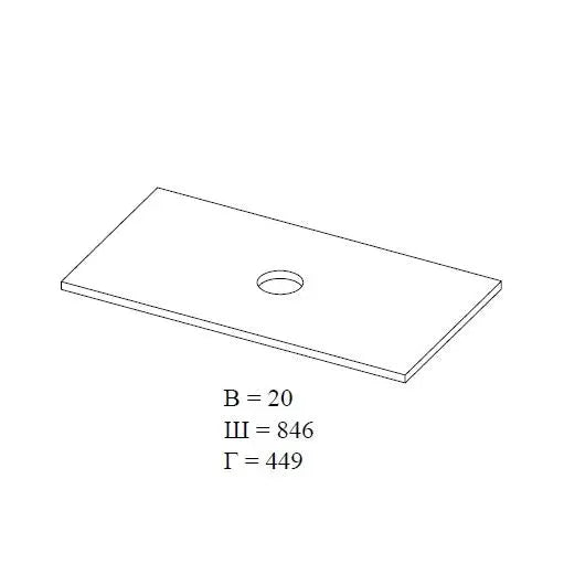 Mobilier de baie suspendat Loft Iron Seville, cu blat