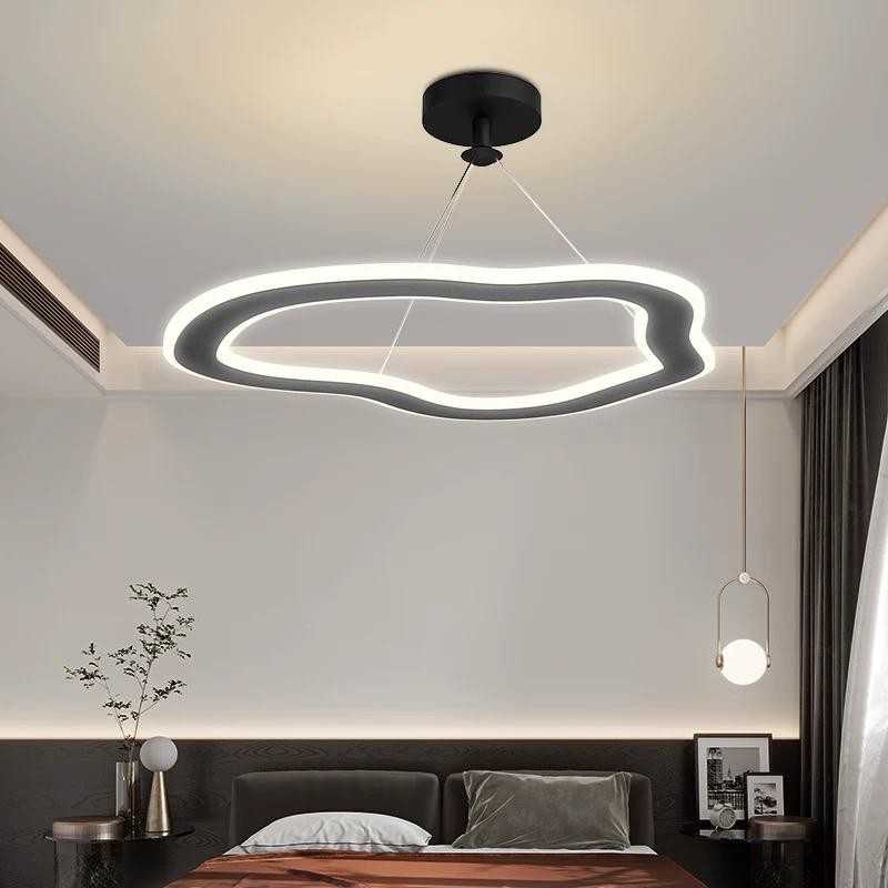 Lustră LED 27W Negru – Iluminare Modernă cu 3 Funcții de Lumină - 8058 BK