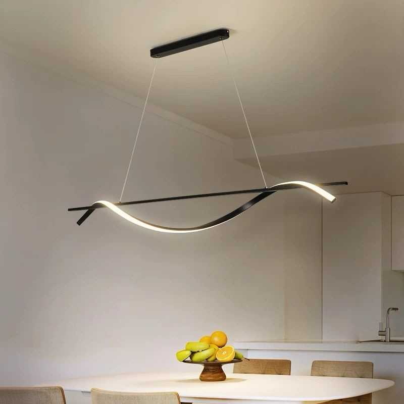 Lustră LED 30W Minimalist cu Telecomandă – Design Modern și Lumină Reglabilă SE-P1088/BK