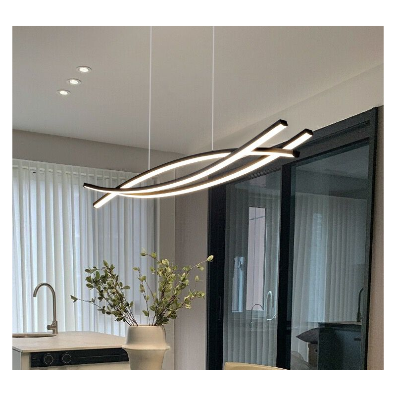 Lustră LED Modernă – Eleganță și Iluminare Eficientă - G3937 BK