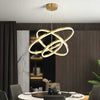 Lustră LED Minimalist Ring cu Telecomandă WiFi 2.4G Gold – Design Modern și Iluminare Reglabilă - 5205/3 GD