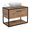 Mobilier de baie suspendat Loft Scandi Seville, cu blat