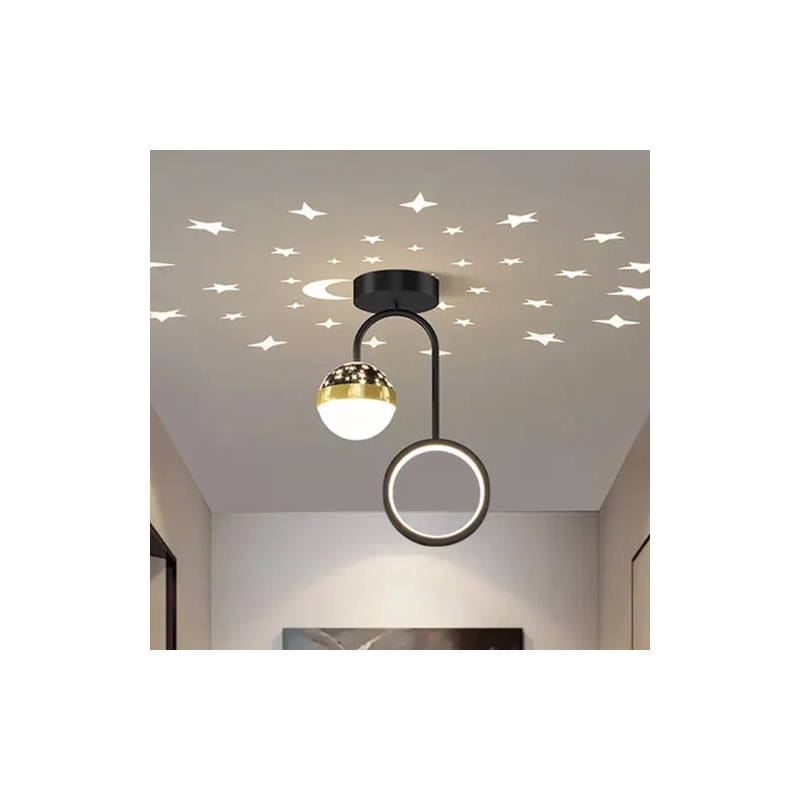 Plafonieră LED Cer Înstelat Negru 9200