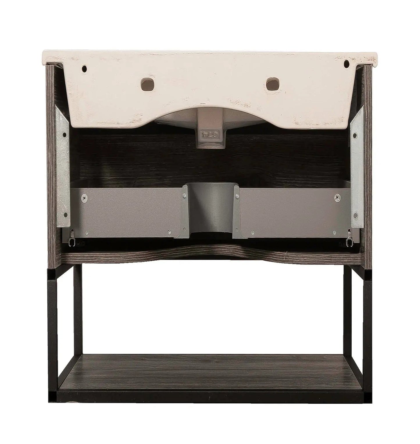 Mobilier de baie suspendat Loft Iron, Oak moras