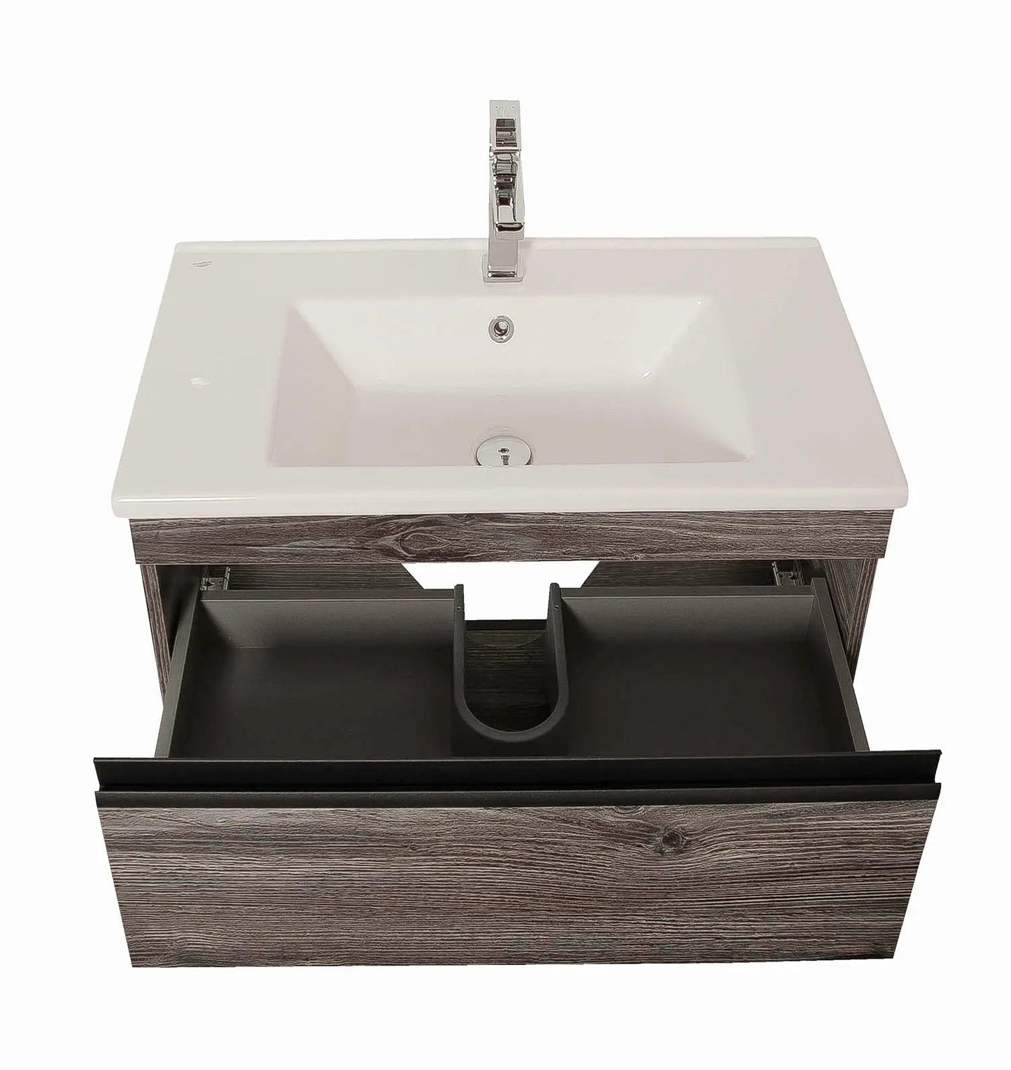 Mobilier de baie suspendat Loft Iron, Oak moras