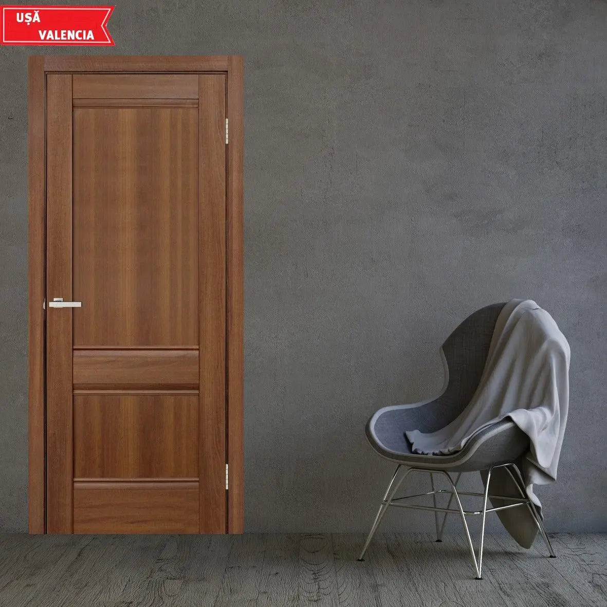 Ușă interior Valencia European Alder – complet echipată, cu toc reglabil