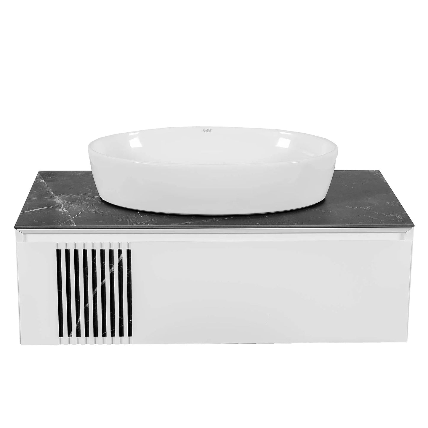 Mobilier de baie suspendat Manhattan , Alb