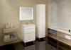 Mobilier de baie pe pardoseală Omega, Alb