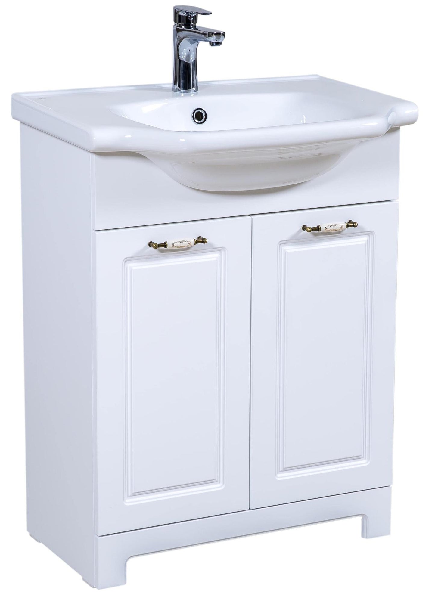 Mobilier de baie pe pardoseală Classic Alb