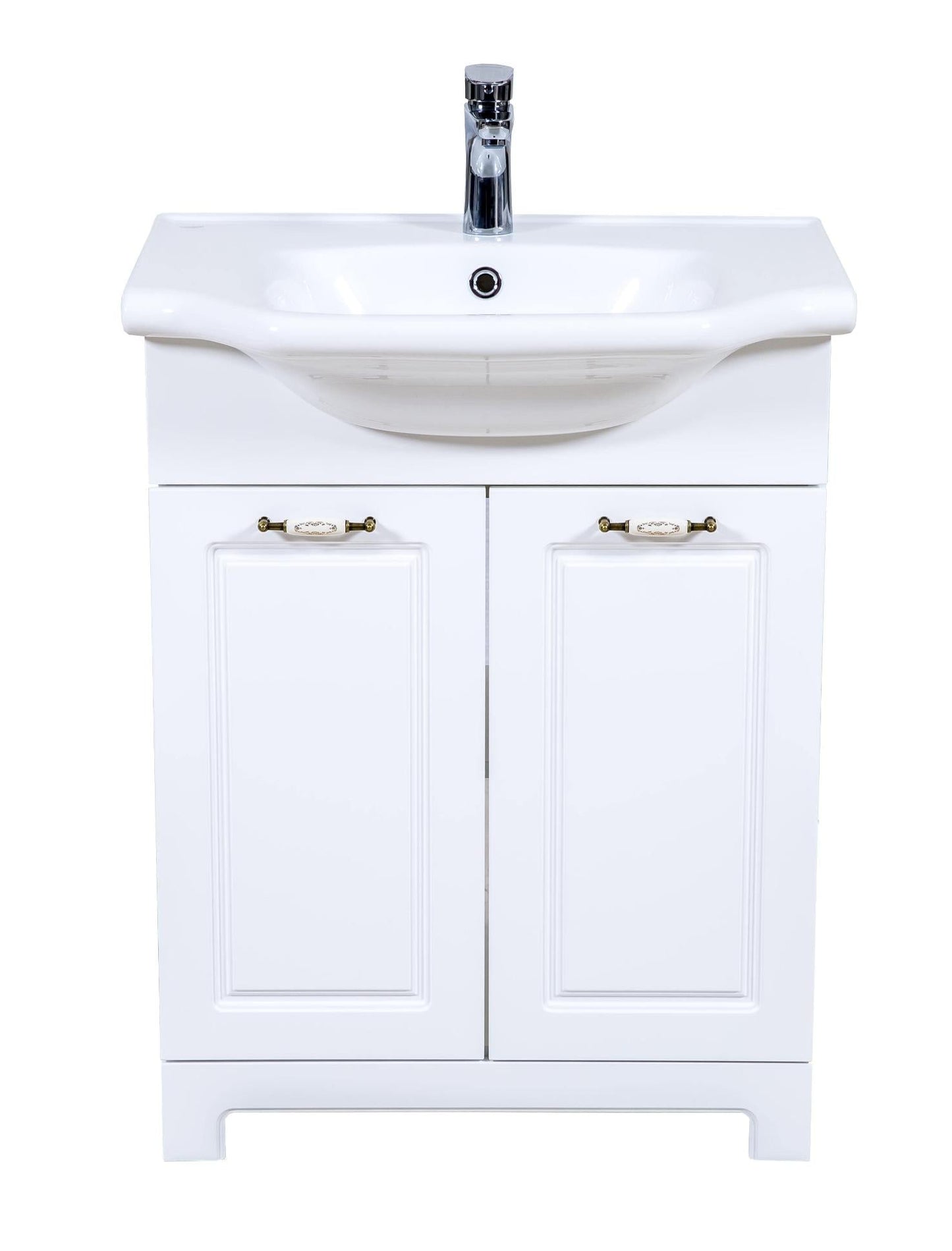 Mobilier de baie pe pardoseală Classic Alb