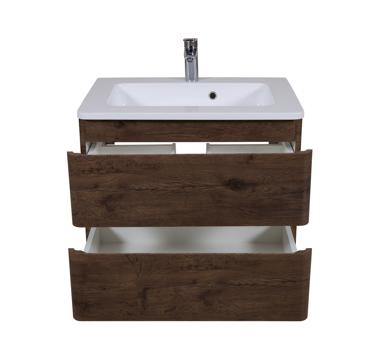 Mobilier de baie suspendat Accent castan