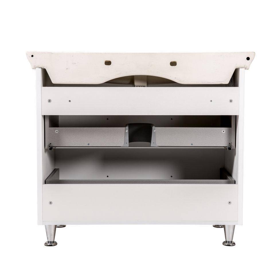 Mobilier de baie pe pardoseală Paola, Alb