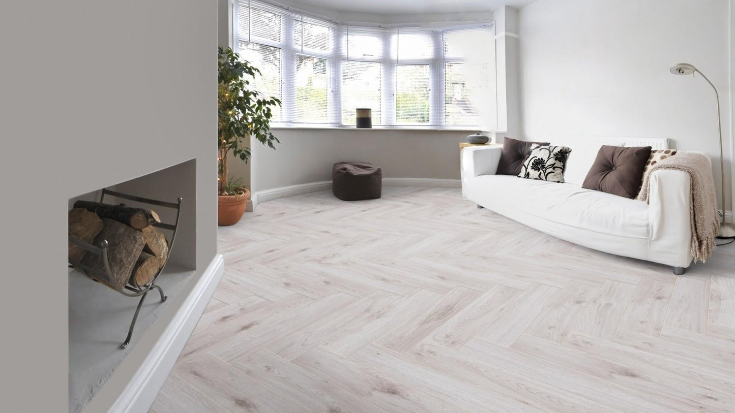 Parchet laminat Stejar Bordeaux Herringbone D3516 8/32, Kronotex