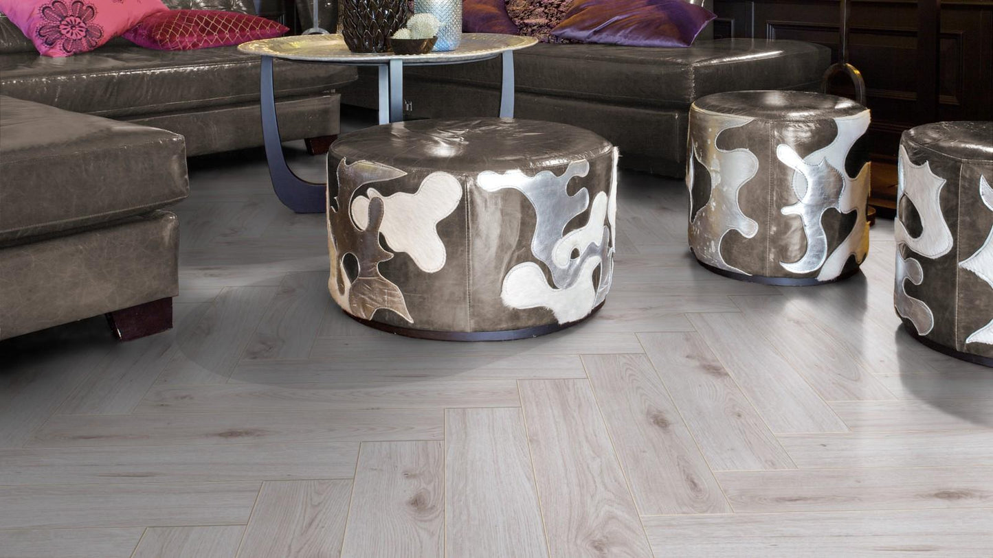 Parchet laminat Stejar Bordeaux Herringbone D3516 8/32, Kronotex