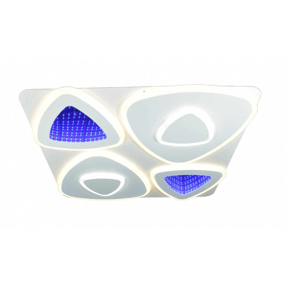 Plafoniera Led Cu Telecomanda, Lightman, Light 2127, 50 Cm,70w-70w, 3D