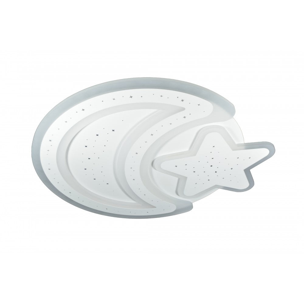 Plafoniera Led Cu Telecomanda, Lightman, Light 9055-Rgb, 200 W, 52 Cm