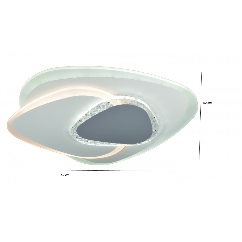 Plafoniera Led Cu Telecomanda, Lightman, Light 9048, 52 Cm, 46w-46w