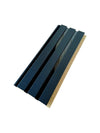 Panou Riflaj Decorativ Mdf, Negru & Negru