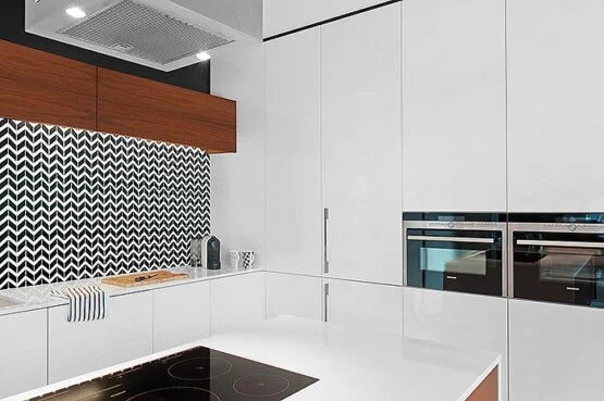 Mozaic Pure White Chevron mix 31×30,5