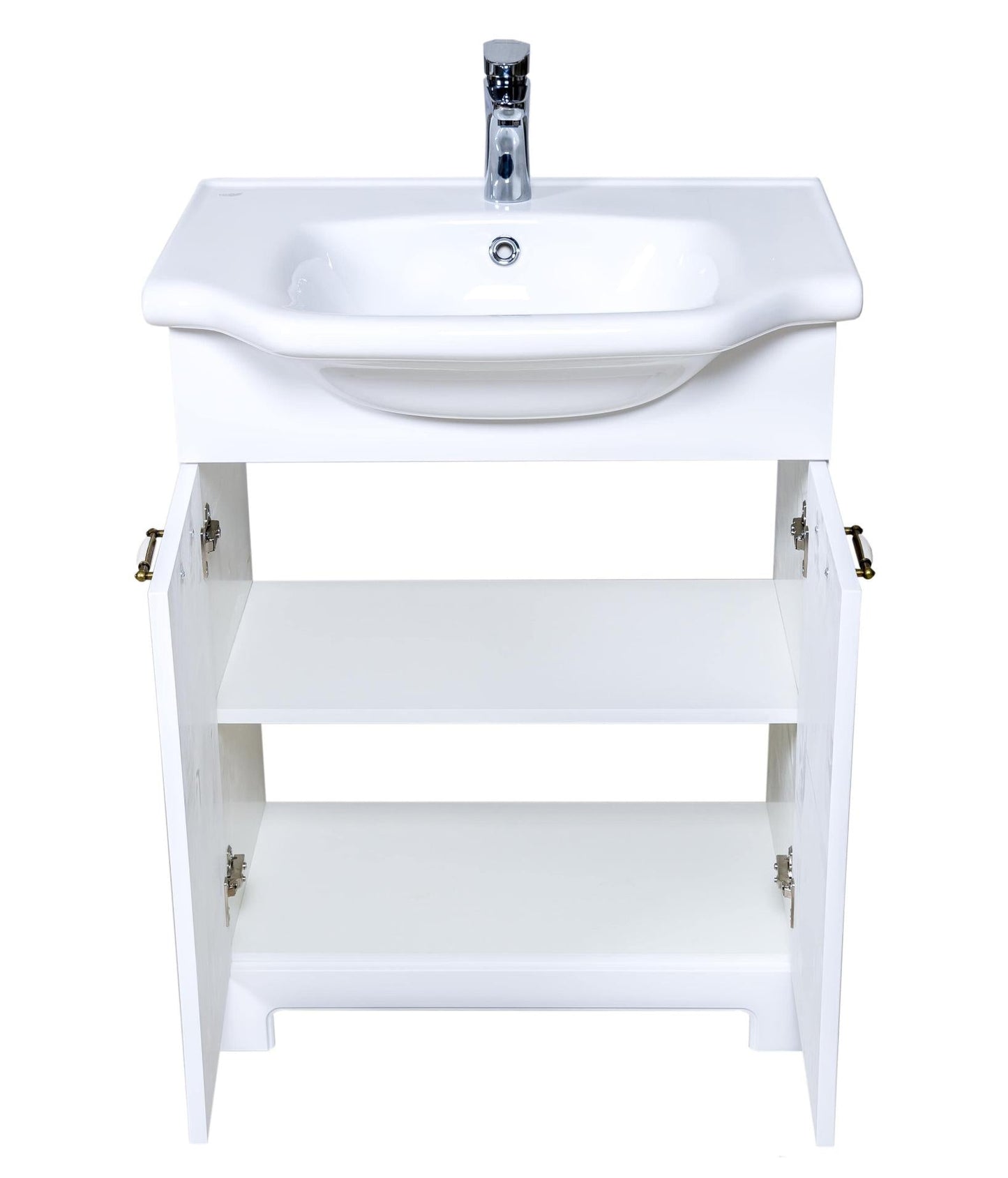 Mobilier de baie pe pardoseală Classic Alb