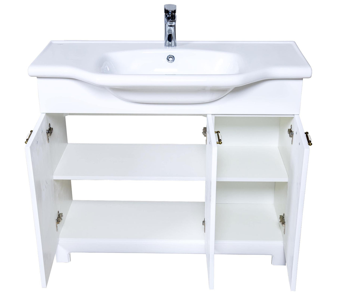 Mobilier de baie pe pardoseală Classic Alb