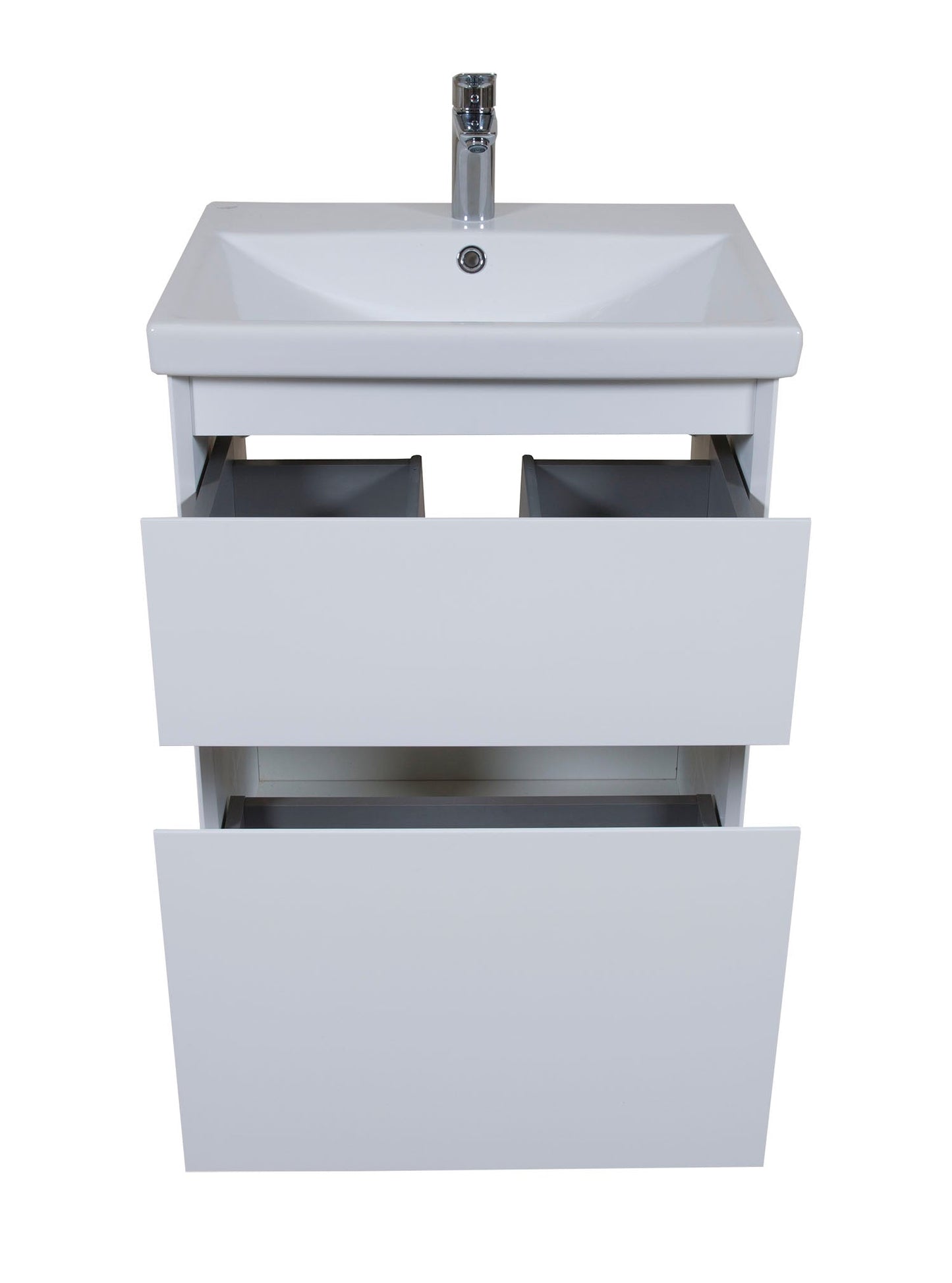 Mobilier de baie pe pardoseala Elite, Alb Mat