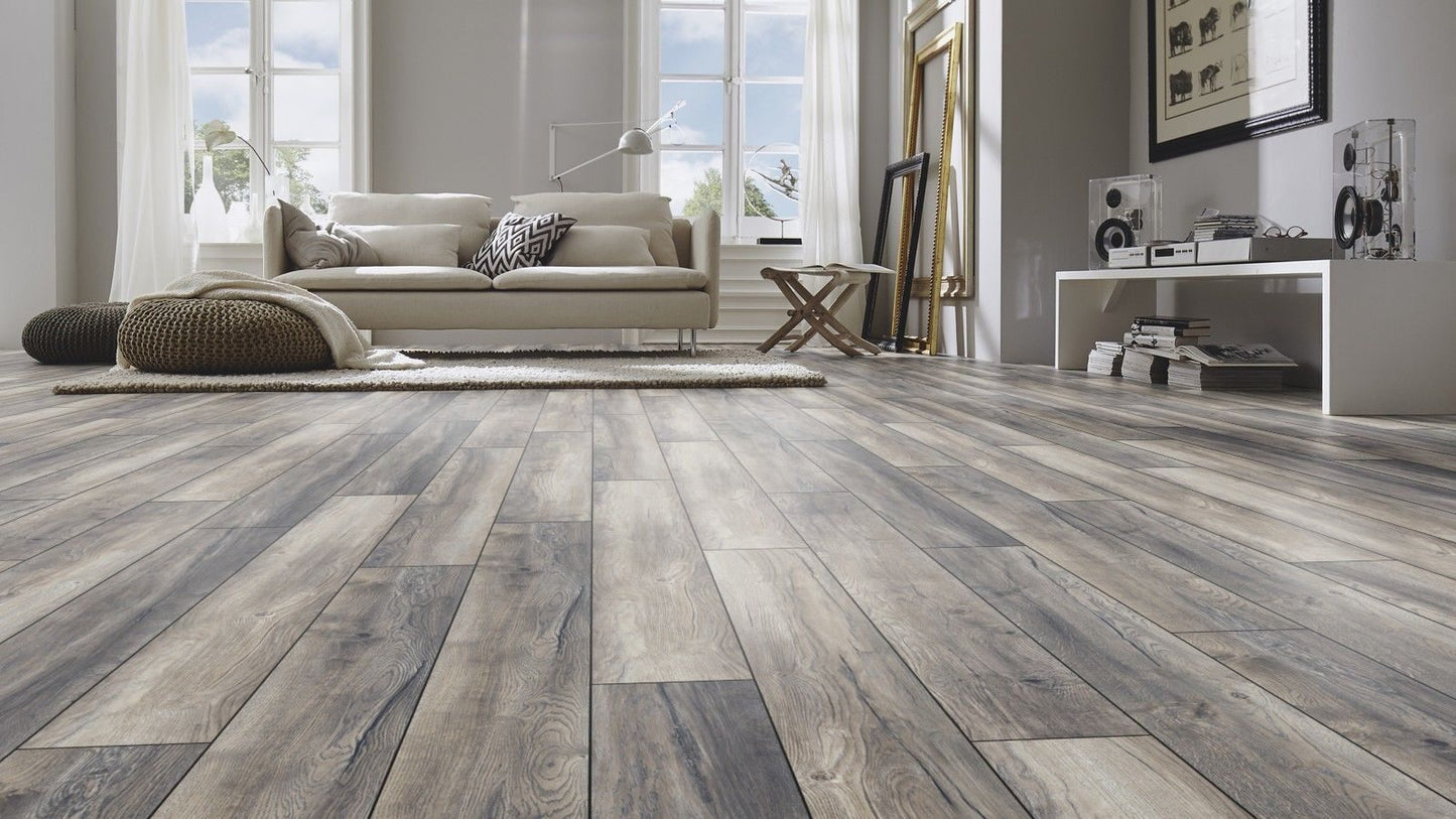 Parchet laminat Stejar Harbour Gri Amazone 3572 10/33, Kronotex