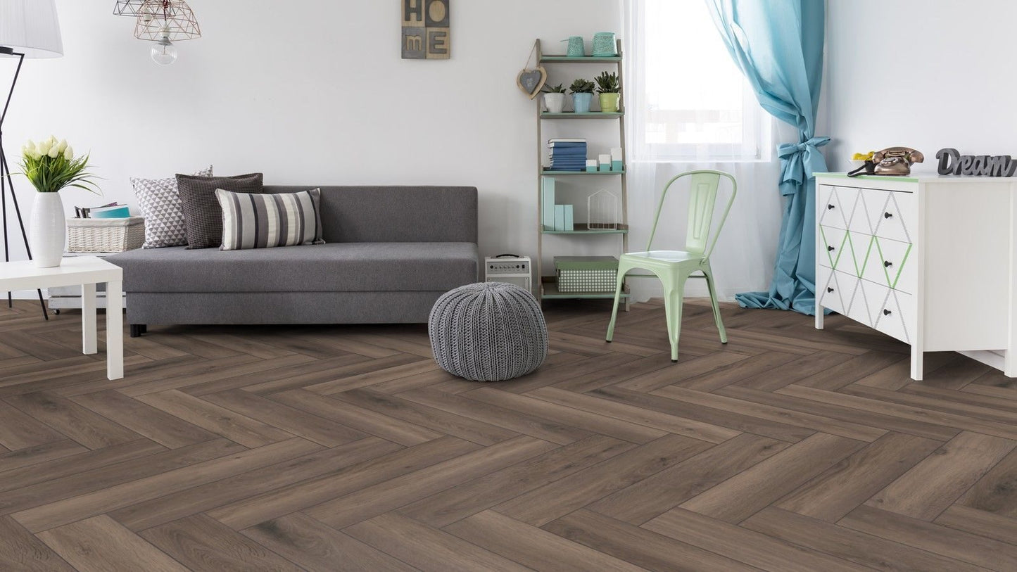 Parchet laminat Stejar Ferrara Herringbone D3860 8/32, Kronotex