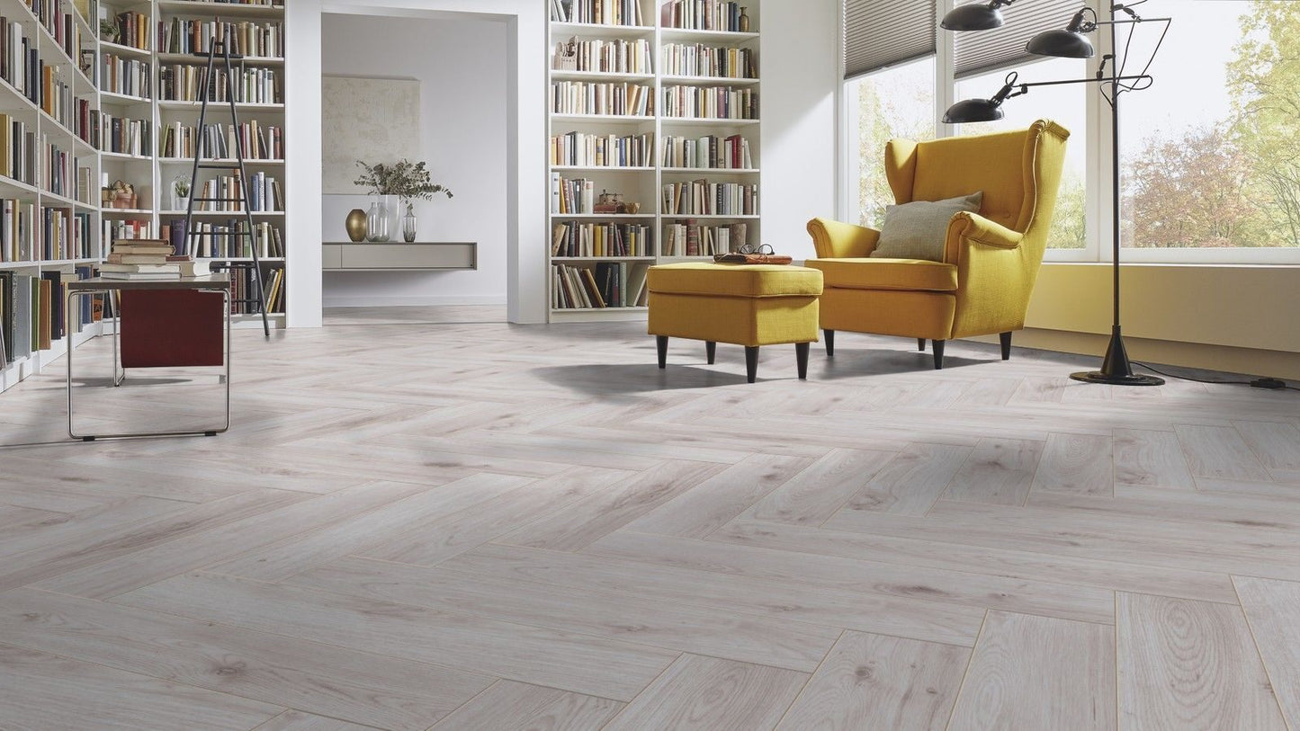Parchet laminat Stejar Bordeaux Herringbone D3516 8/32, Kronotex