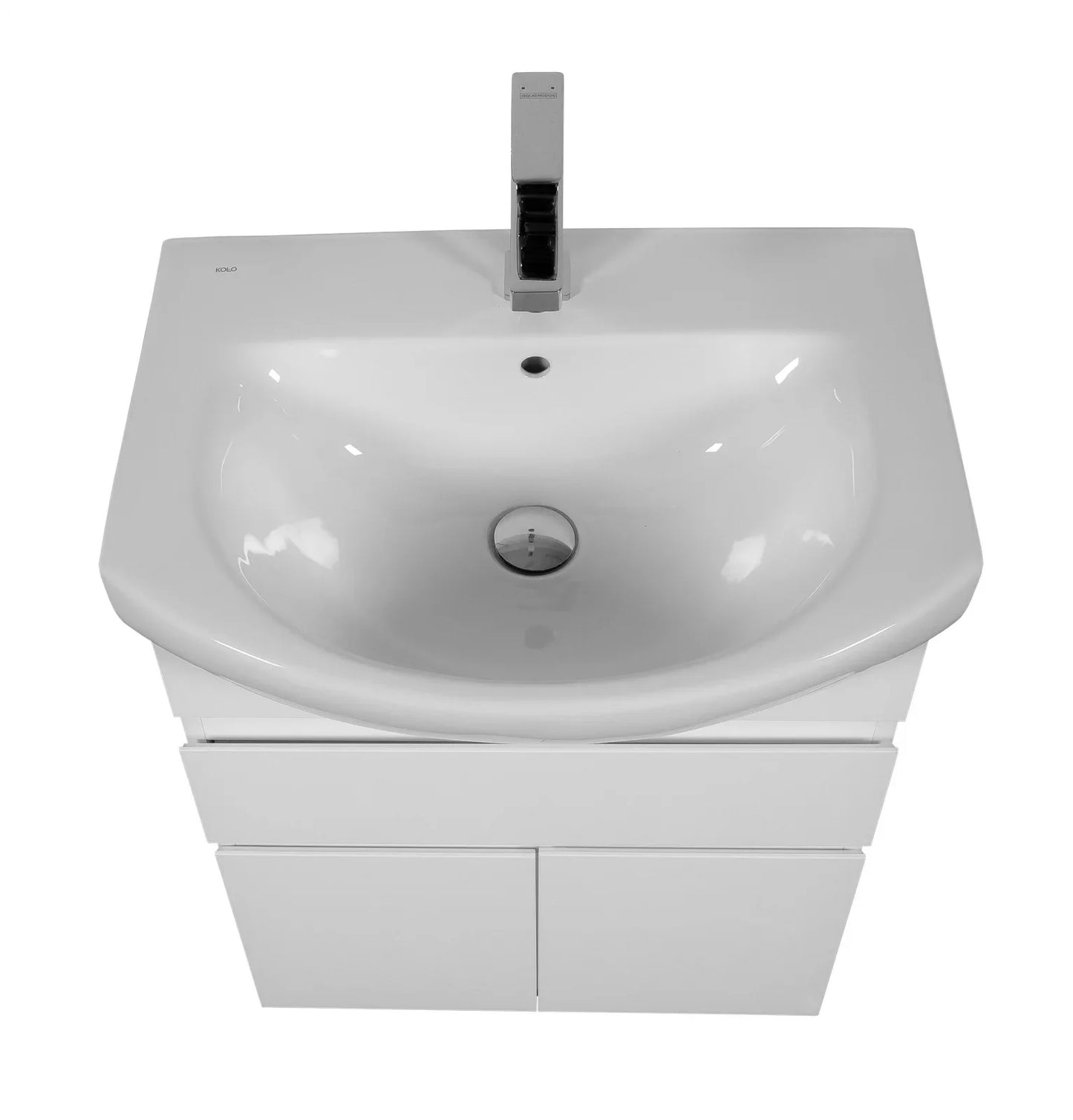 Mobilier de baie pe pardoseală Sity, Alb