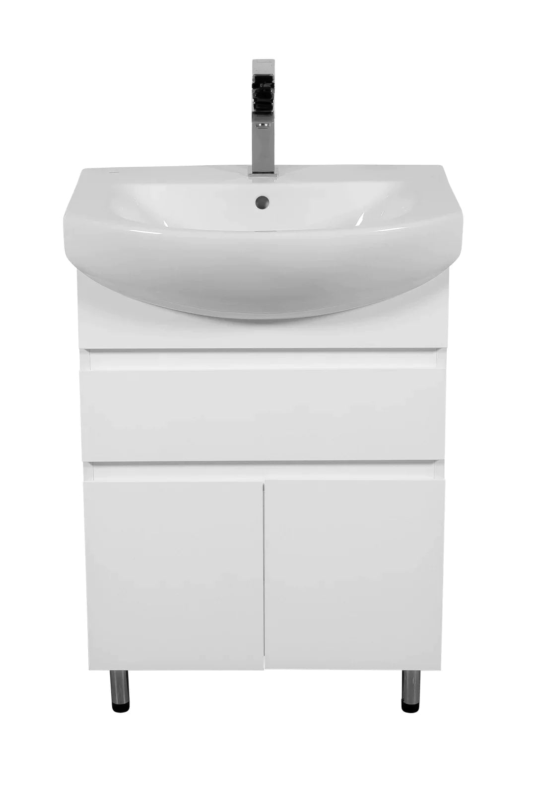 Mobilier de baie pe pardoseală Sity, Alb