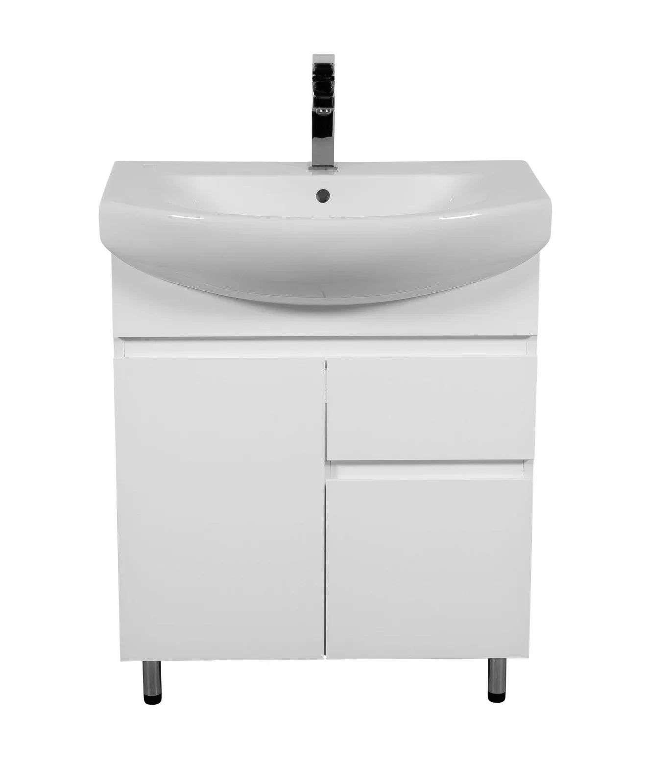 Mobilier de baie pe pardoseală Sity, Alb
