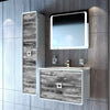 Mobilier de baie suspendat Aurika, Oak
