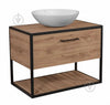 Mobilier de baie suspendat Loft Scandi Seville, cu blat