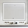 Oglindă Baie LED 100x80 cm cu functie Dezaburire și Ceas ,J142